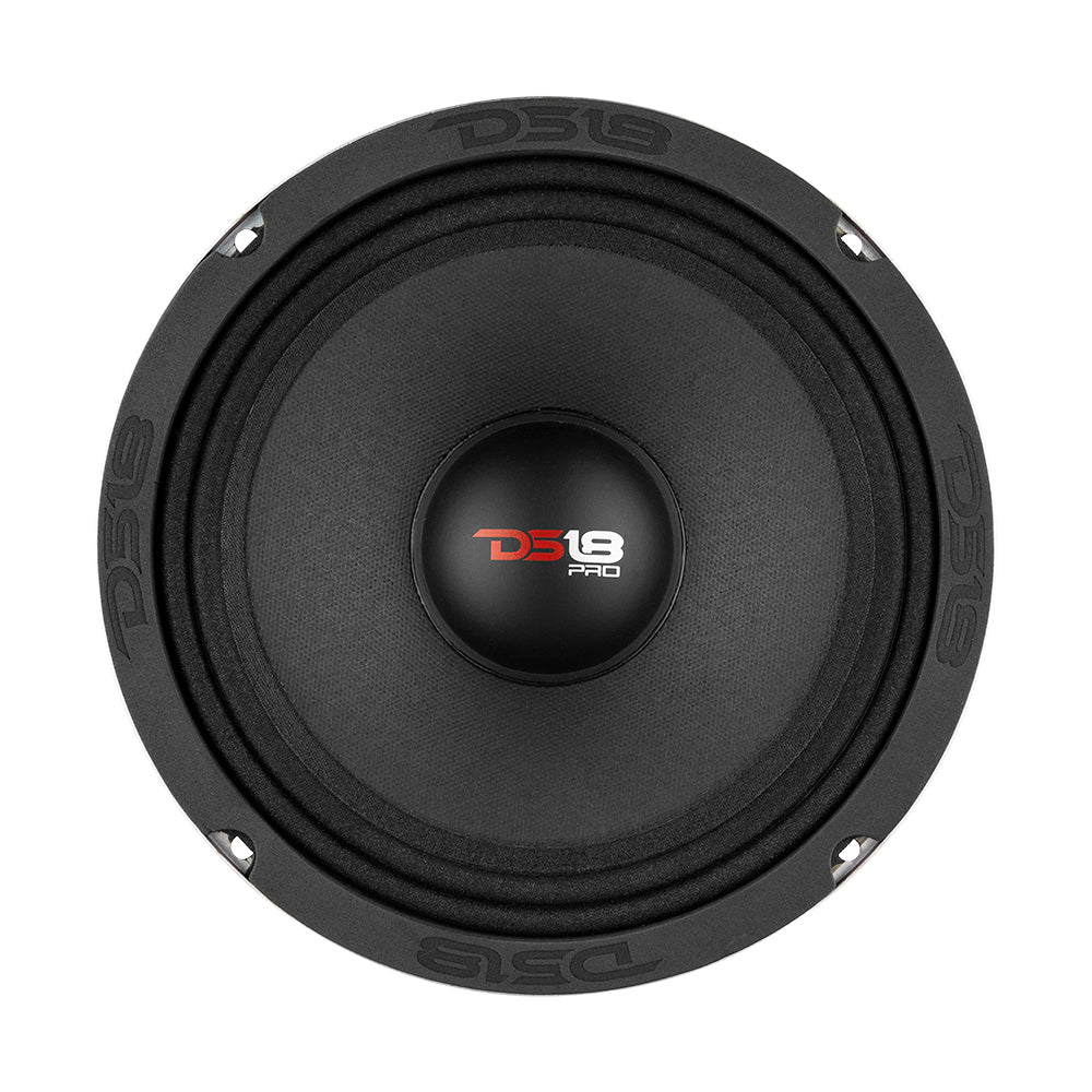 DS18 Package Deal - 8x PRO-X8M 8" Mid-Range Loudspeakers + 1x FRP-2.5K 1-Channel Amplifier