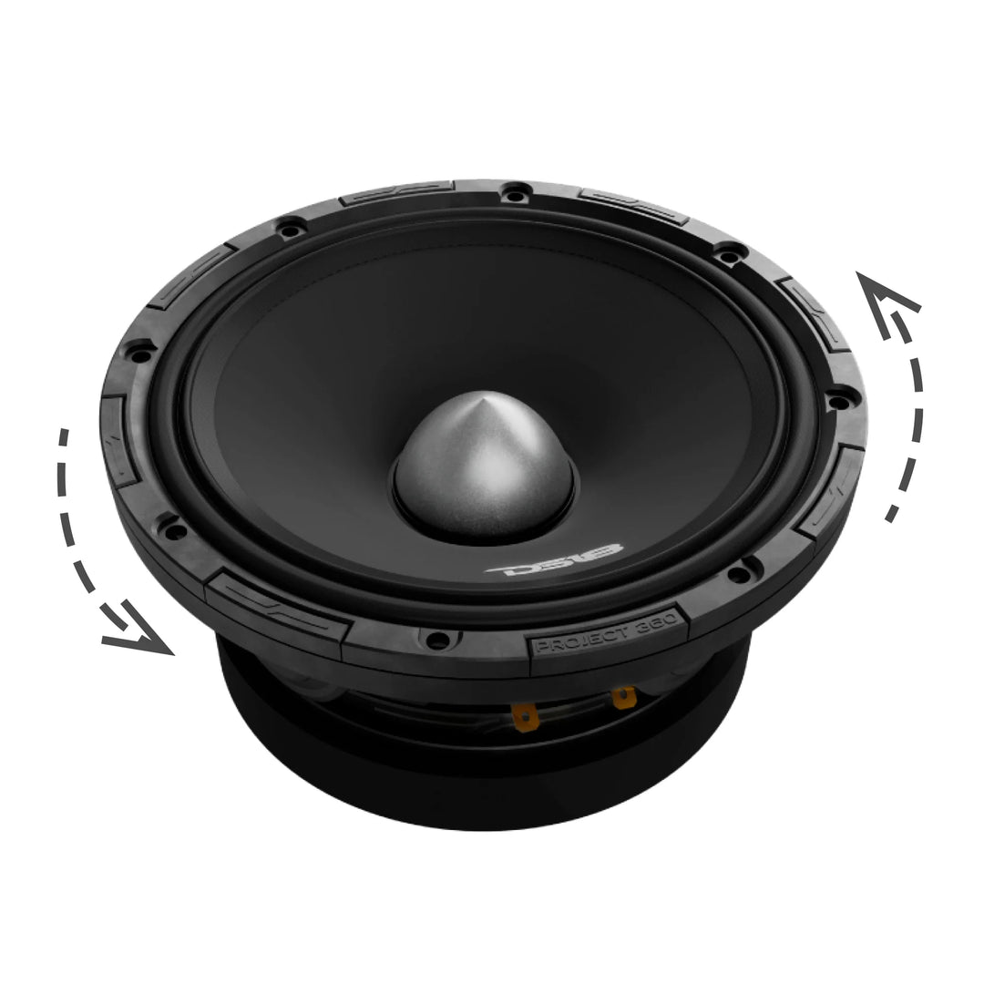 DS18 Combo - 4x PROJECT360 6.5” Mid-Range Bullet Loudspeakers - 300 Watts Rms 4-ohm