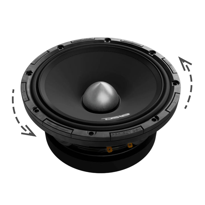 DS18 Combo - 4x PROJECT360 6.5” Mid-Range Bullet Loudspeakers - 300 Watts Rms 4-ohm