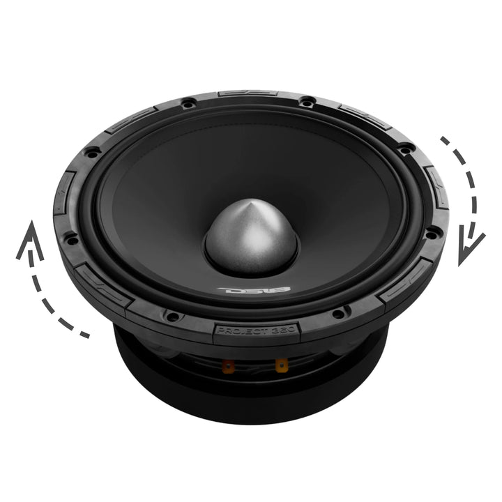 DS18 Combo - 4x PROJECT360 6.5” Mid-Range Bullet Loudspeakers - 300 Watts Rms 4-ohm