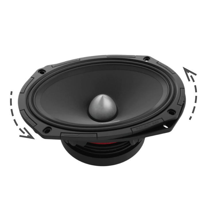 DS18 Combo - 2x PROJECT360.64B 6.5” & 2x PROJECT360.694B 6x9" Mid-Range Bullet Loudspeakers