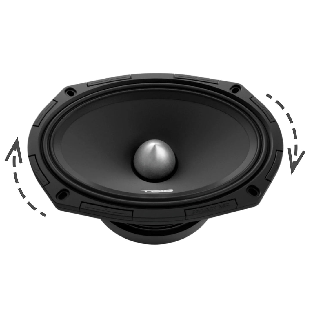 DS18 Combo - 2x PROJECT360.64B 6.5” & 2x PROJECT360.694B 6x9" Mid-Range Bullet Loudspeakers