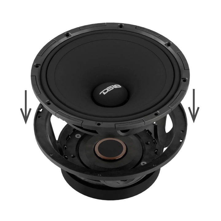 DS18 PROJECT360 8” Mid-Range Loudspeaker - 300 Watts Rms 4-ohm
