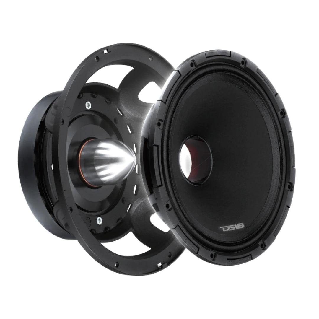 DS18 PROJECT360 8” Mid-Range Bullet Loudspeaker - 300 Watts Rms 4-ohm or 8-ohm