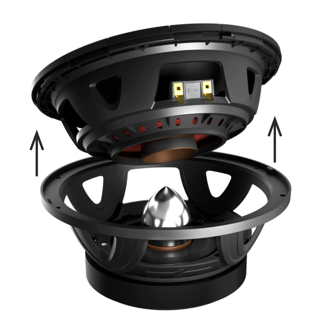 DS18 PROJECT360 8” Mid-Range Bullet Loudspeaker - 300 Watts Rms 4-ohm or 8-ohm