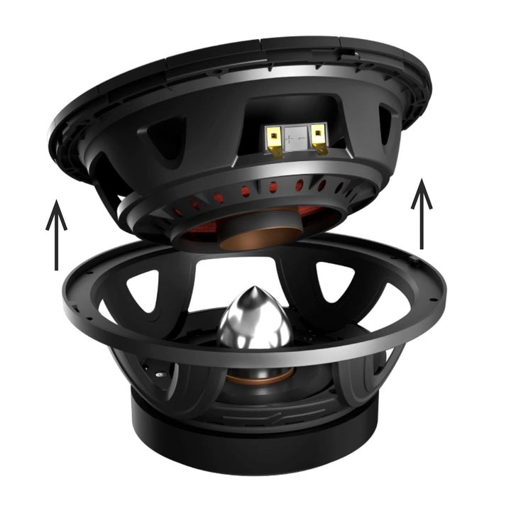 DS18 PROJECT360 8” Mid-Range Bullet Loudspeaker - 300 Watts Rms 4-ohm or 8-ohm
