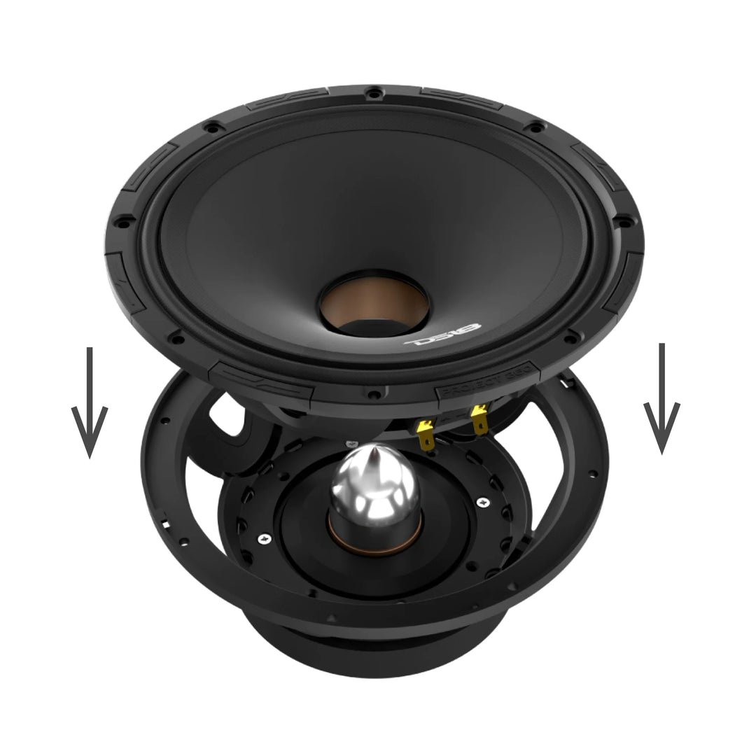 DS18 PROJECT360 8” Mid-Range Bullet Loudspeaker - 300 Watts Rms 4-ohm or 8-ohm