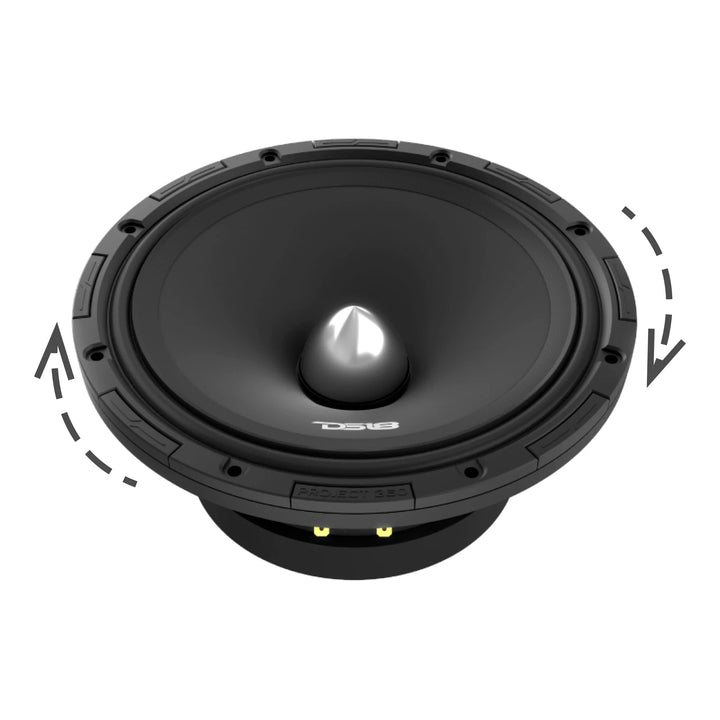 DS18 PROJECT360 8” Mid-Range Bullet Loudspeaker - 300 Watts Rms 4-ohm or 8-ohm