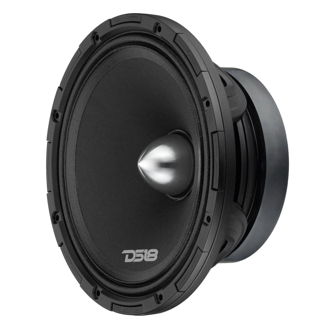 DS18 PROJECT360 8” Mid-Range Bullet Loudspeaker - 300 Watts Rms 4-ohm or 8-ohm
