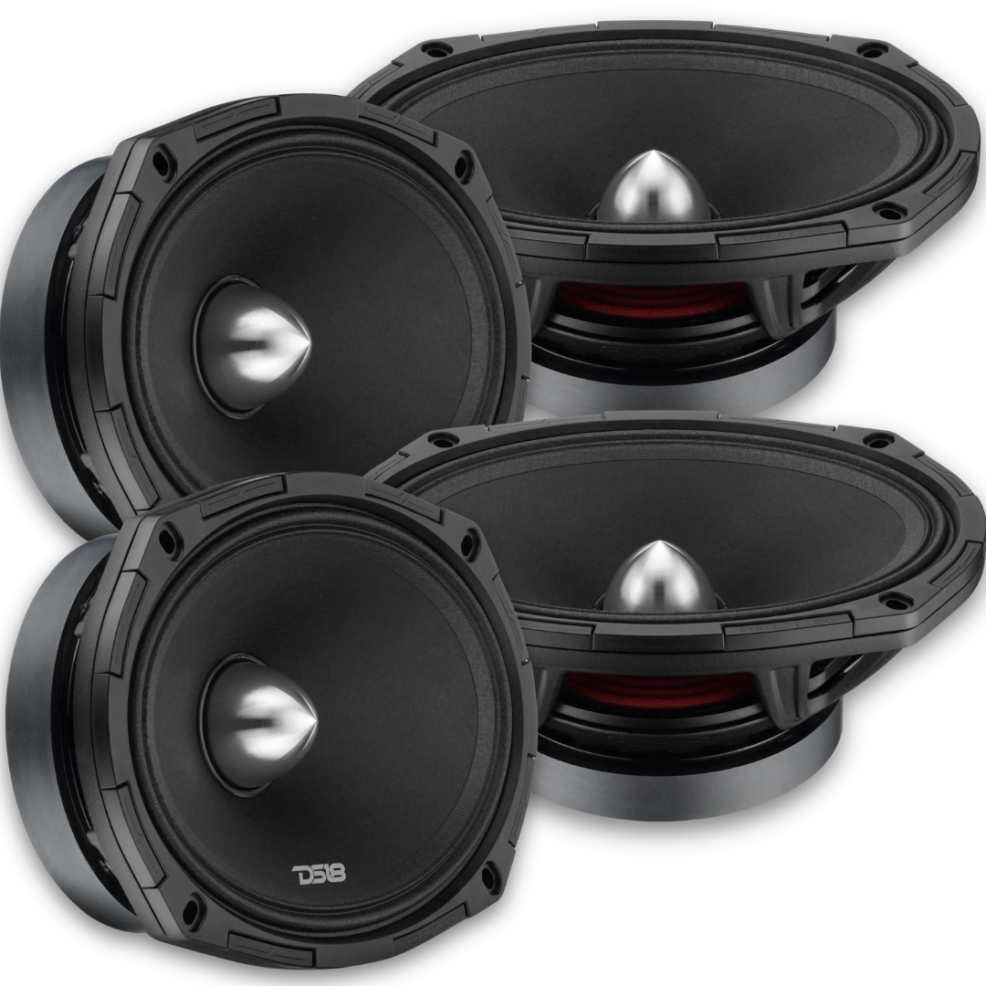 DS18 Combo - 4x PROJECT360 6x9” Mid-Range Bullet Loudspeakers - 300 Watts Rms 4-ohm