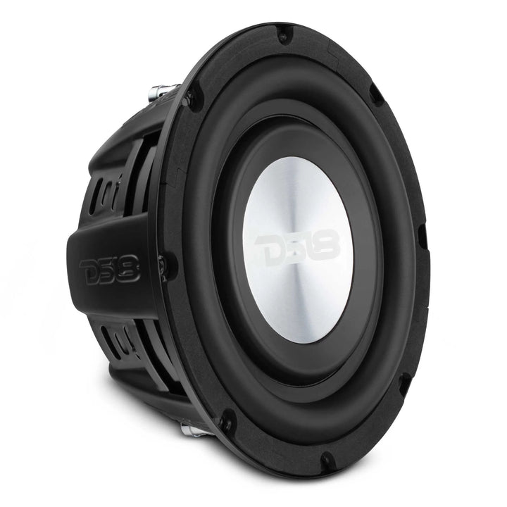 DS18 PSW8.4D 8" Shallow Mount Subwoofer - 400 Watts Rms Dual 4-ohm