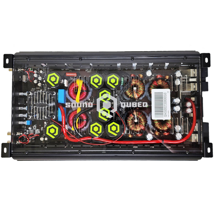 Soundqubed Q1-4500V2 Monoblock Class D Korean Subwoofer Amplifier - 1 x 4500 Watts Rms @ 1-ohm