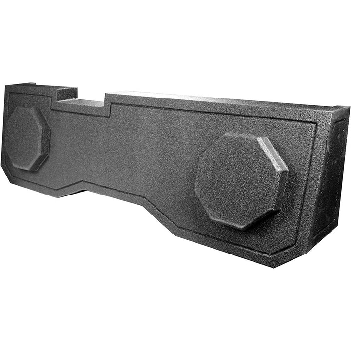 QBOMB Dual 10" Sealed Subwoofer Enclosure - Fits 2014-18 Chevy/GMC Crew Cab
