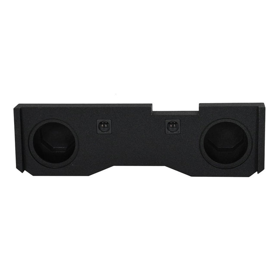 QBOMB Dual 10" Sealed Subwoofer Enclosure - Fits 2014-18 Chevy/GMC Crew Cab