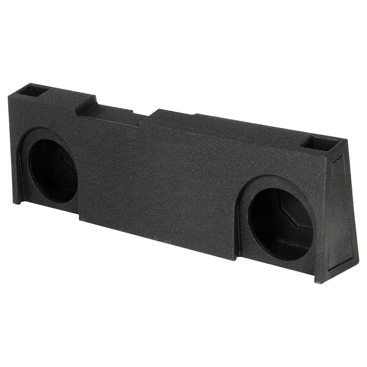 QBOMB Dual 10" Slot Ported Subwoofer Enclosure - Fits 2014-18 Chevy/GMC Crew Cab
