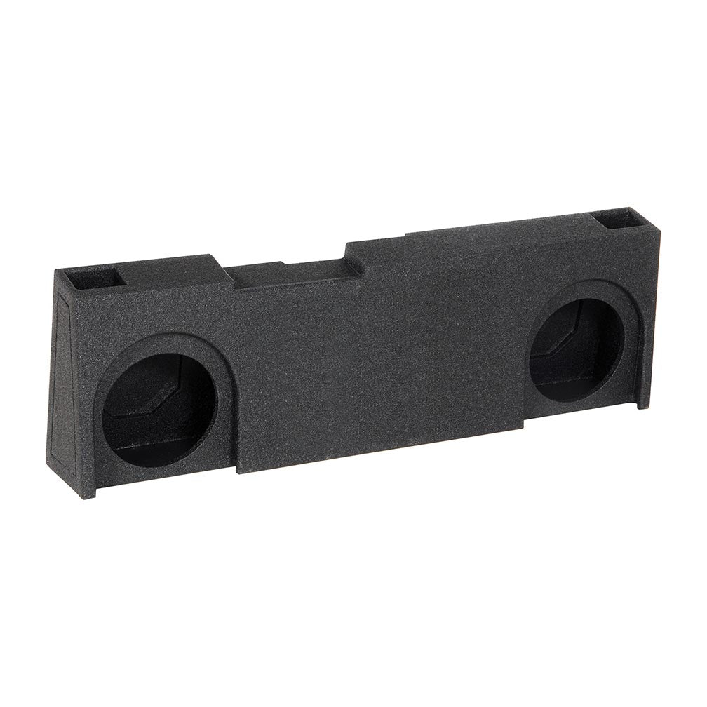 QBOMB Dual 10" Slot Ported Subwoofer Enclosure - Fits 2014-18 Chevy/GMC Crew Cab