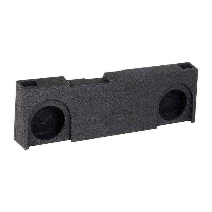QBOMB Dual 10" Slot Ported Subwoofer Enclosure - Fits 2014-18 Chevy/GMC Crew Cab