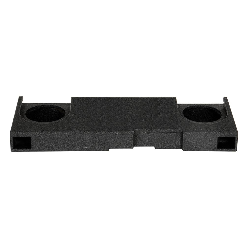 QBOMB Dual 10" Slot Ported Subwoofer Enclosure - Fits 2014-18 Chevy/GMC Crew Cab