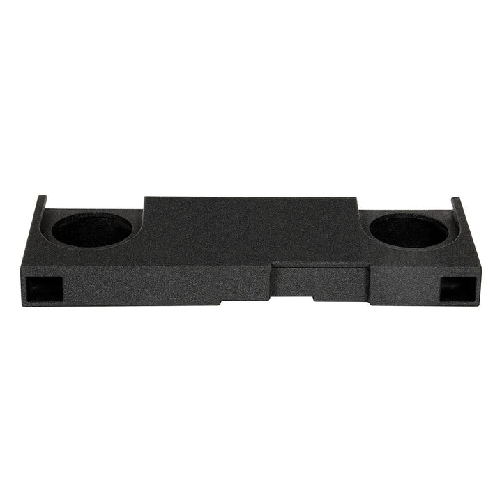 QBOMB Dual 10" Slot Ported Subwoofer Enclosure - Fits 2014-18 Chevy/GMC Crew Cab