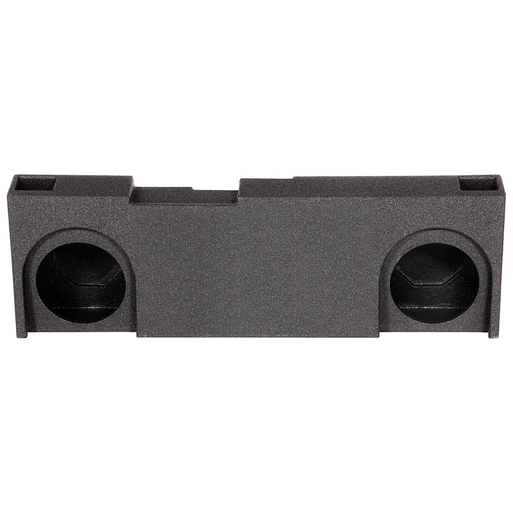 QBOMB Dual 10" Slot Ported Subwoofer Enclosure - Fits 2014-18 Chevy/GMC Crew Cab