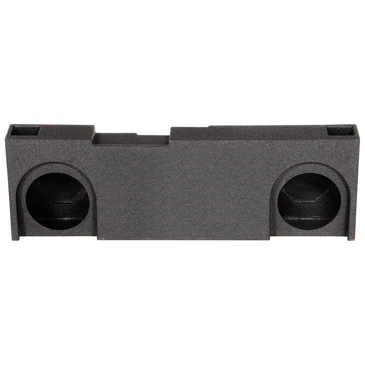 QBOMB Dual 10" Slot Ported Subwoofer Enclosure - Fits 2014-18 Chevy/GMC Crew Cab