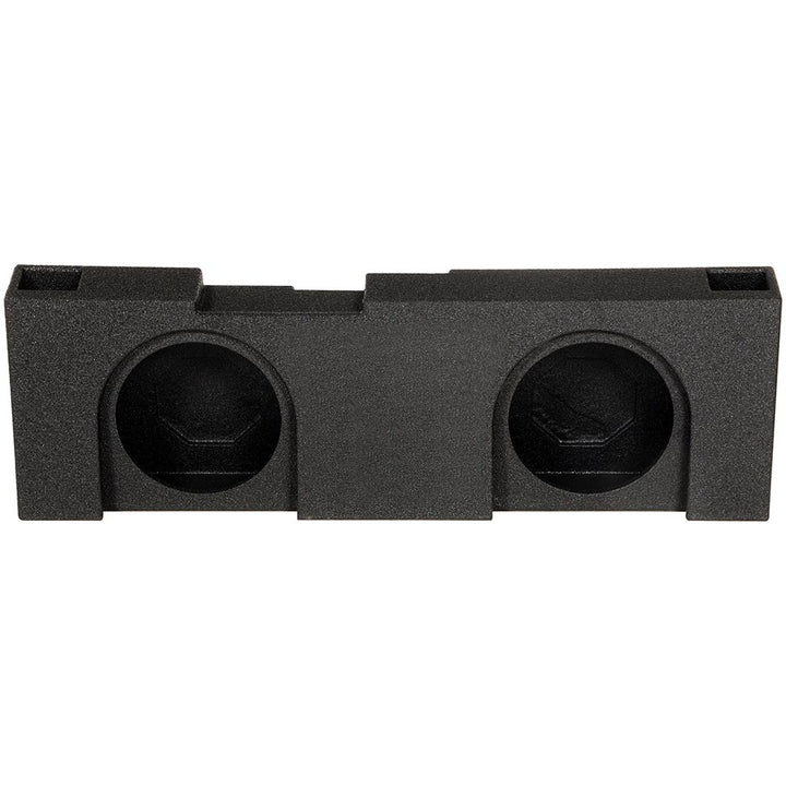 QBOMB Dual 12" Slot Ported Subwoofer Enclosure - Fits 2014-18 Chevy/GMC Crew Cab and Double Cab