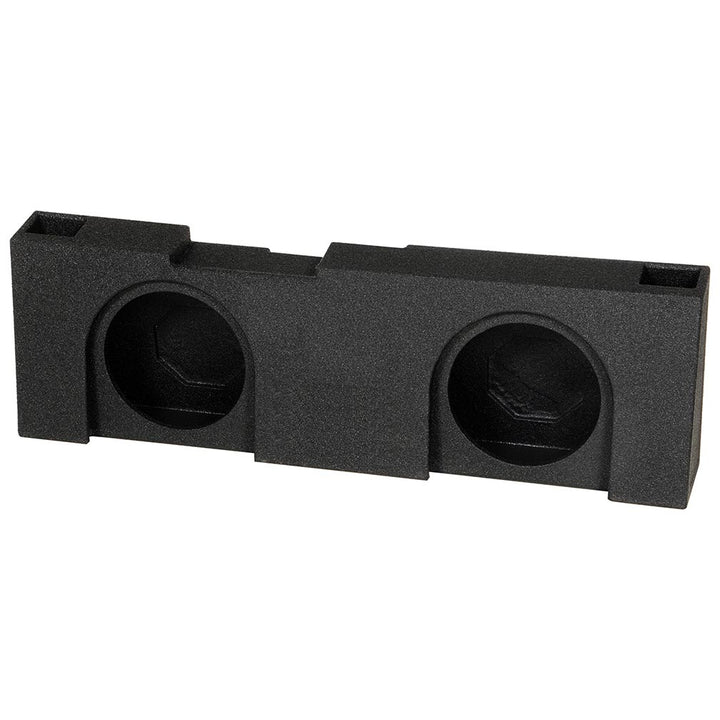 QBOMB Dual 12" Slot Ported Subwoofer Enclosure - Fits 2014-18 Chevy/GMC Crew Cab and Double Cab