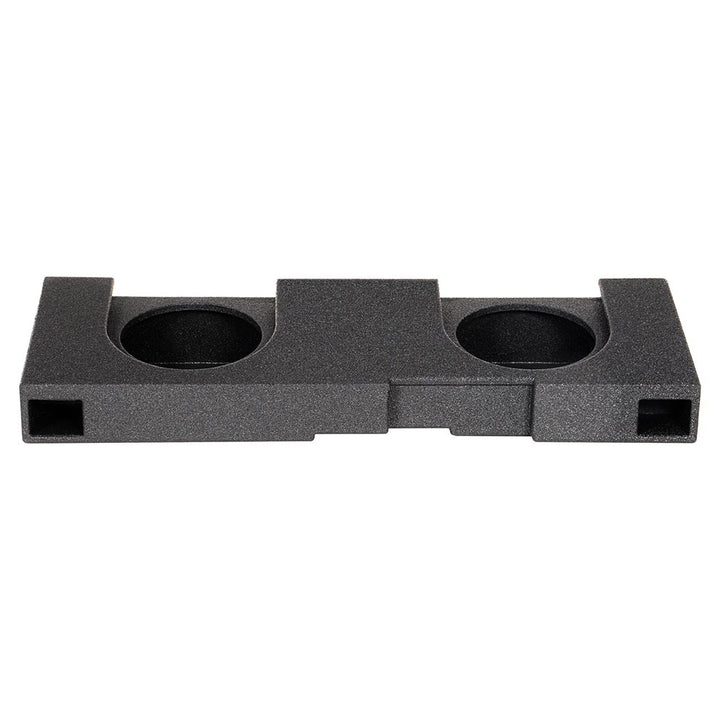 QBOMB Dual 12" Slot Ported Subwoofer Enclosure - Fits 2014-18 Chevy/GMC Crew Cab and Double Cab