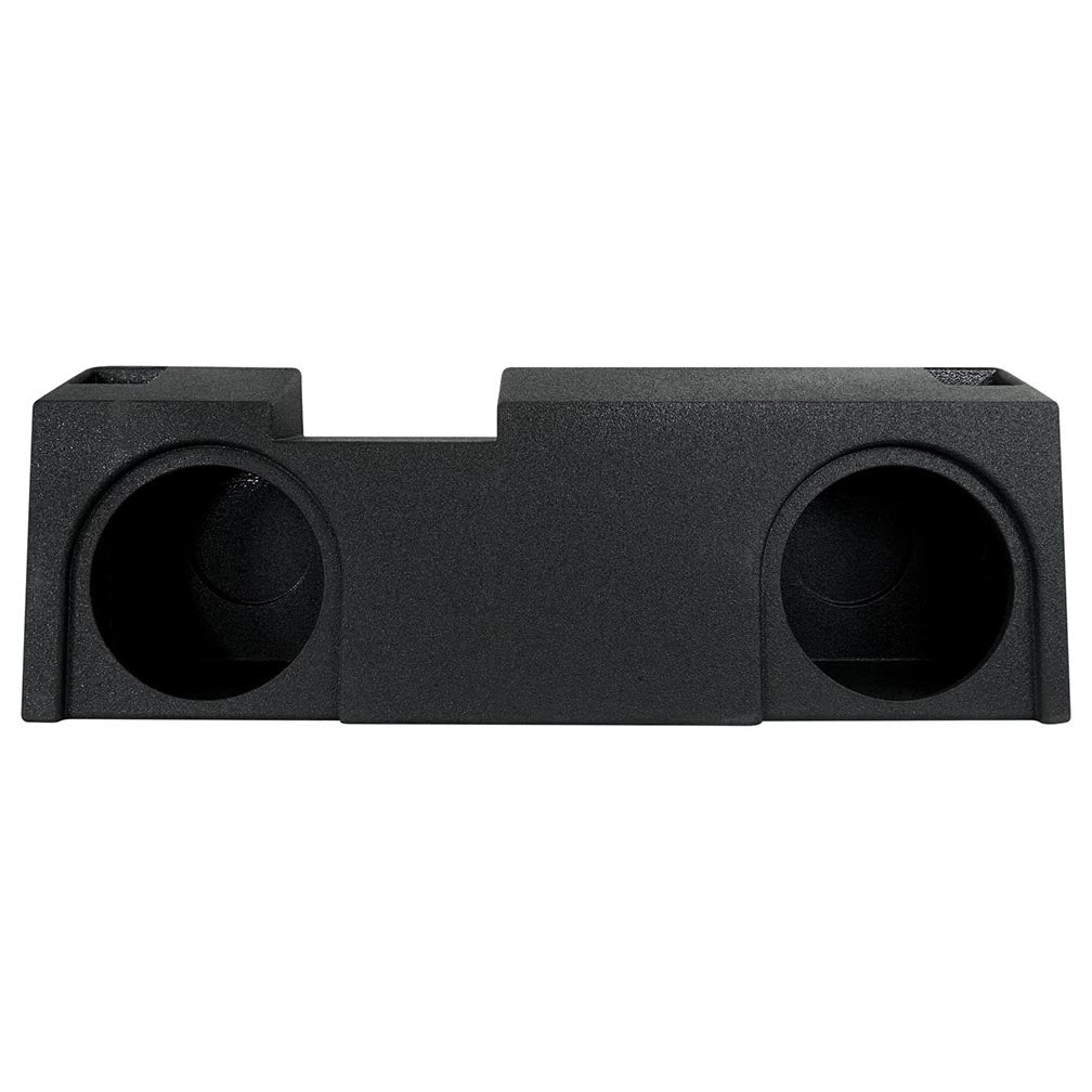 QBOMB Dual 10" Slot Ported Subwoofer Enclosure - Fits 2019-24 Chevy/GMC Crew Cab and Double Cab
