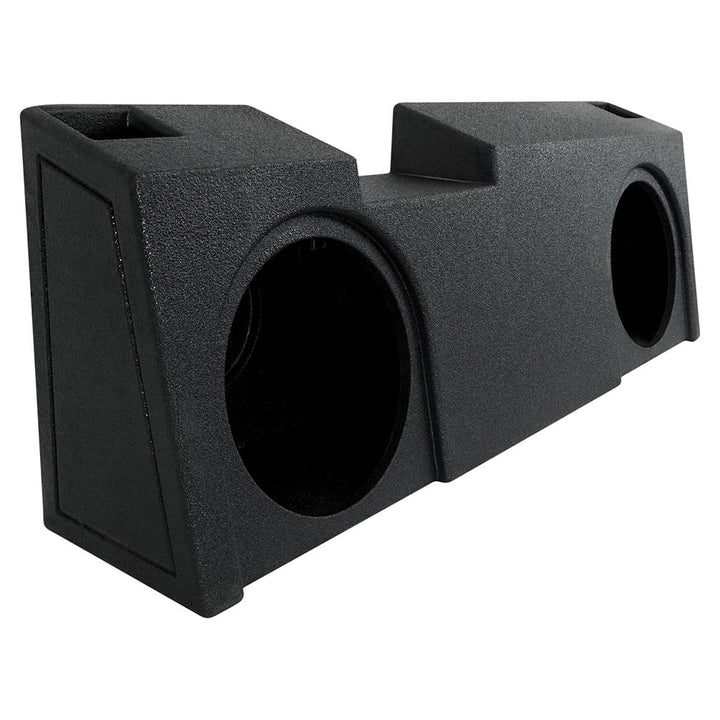 QBOMB Dual 12" Slot Ported Subwoofer Enclosure - Fits 2019-24 Chevy/GMC Crew Cab and Double Cab