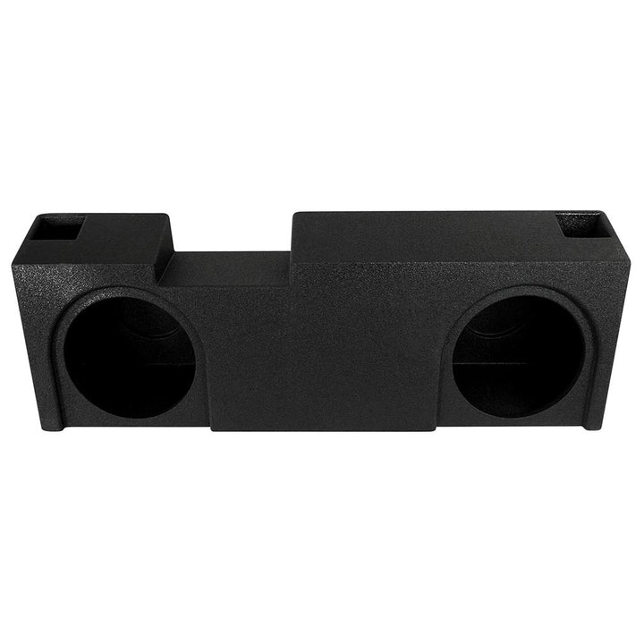 QBOMB Dual 12" Slot Ported Subwoofer Enclosure - Fits 2019-24 Chevy/GMC Crew Cab and Double Cab