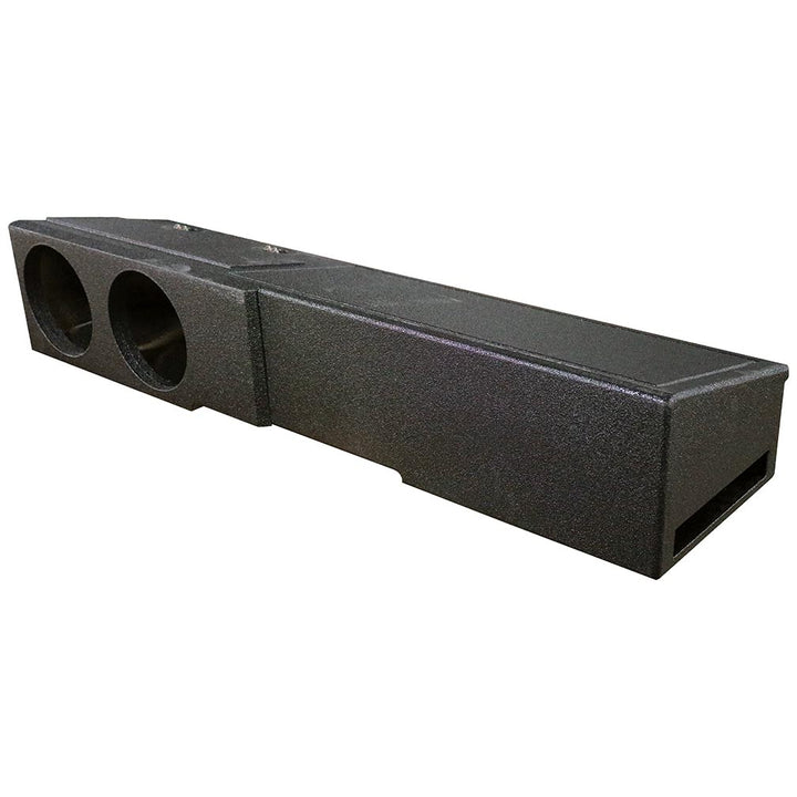 QBOMB Dual 8" Slot Ported Subwoofer Enclosure - Fits 2007-24 Chevy/GMC Crew Cab