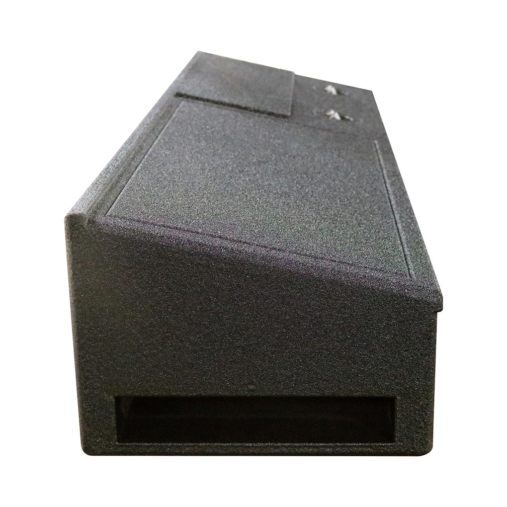QBOMB Dual 8" Slot Ported Subwoofer Enclosure - Fits 2007-24 Chevy/GMC Crew Cab