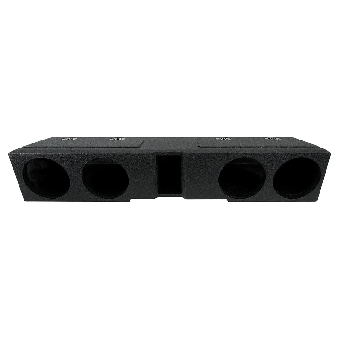 QBOMB Quad 8" Slot Ported Subwoofer Enclosure - Fits 2007-24 Chevy/GMC Crew Cab