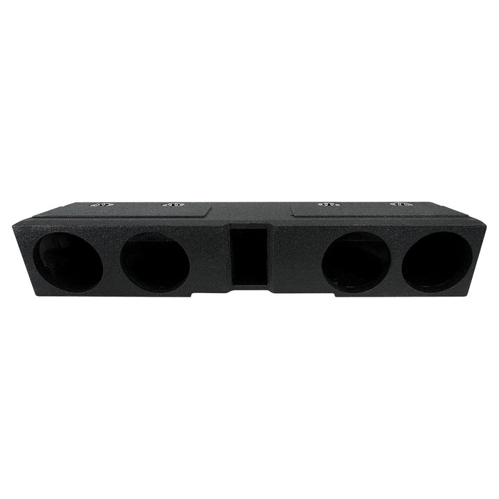 QBOMB Quad 8" Slot Ported Subwoofer Enclosure - Fits 2007-24 Chevy/GMC Crew Cab