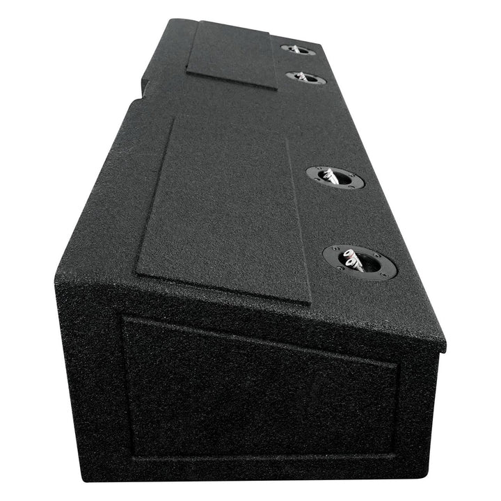 QBOMB Quad 8" Slot Ported Subwoofer Enclosure - Fits 2007-24 Chevy/GMC Crew Cab