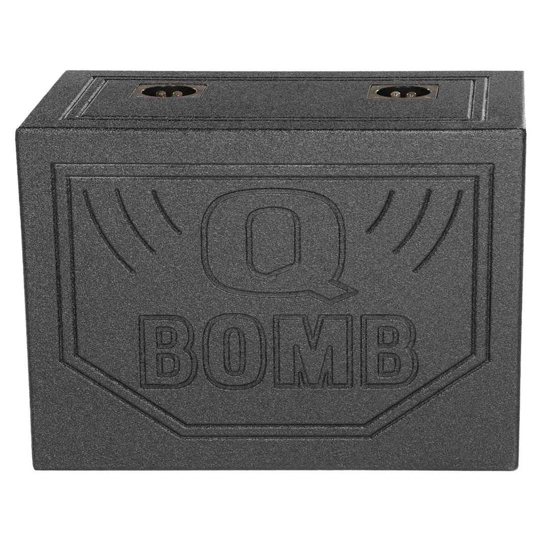 QBOMB Dual 10″ Turbo-Ported Subwoofer Enclosure - 1.2 cu.ft. Per Sub