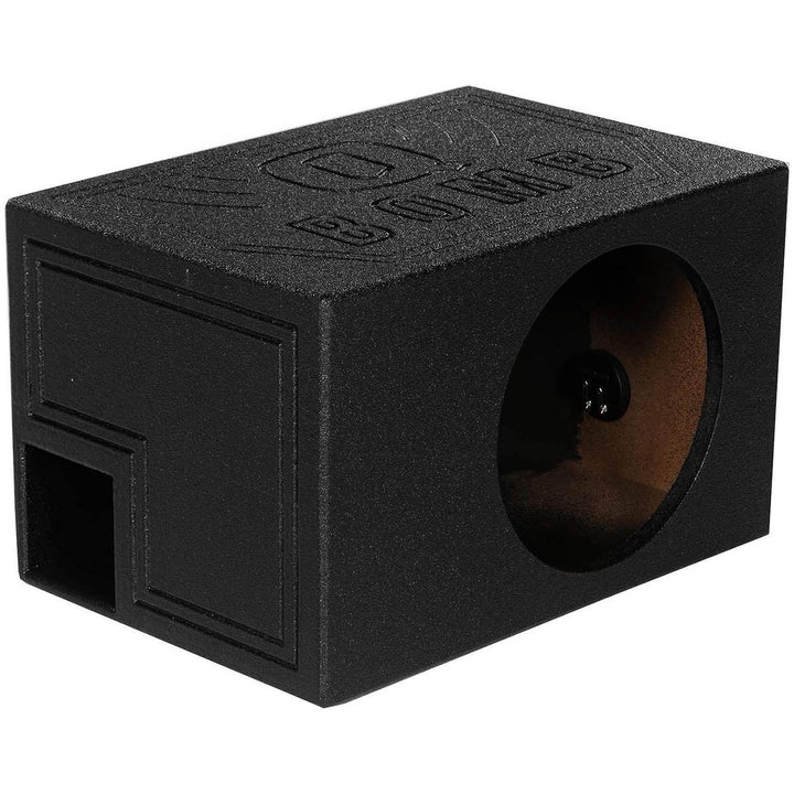 QBOMB Single 10″ Slot Ported Subwoofer Enclosure - 1.1 cu.ft.