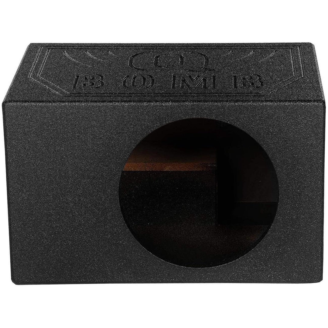 QBOMB Single 10″ Slot Ported Subwoofer Enclosure - 1.1 cu.ft.