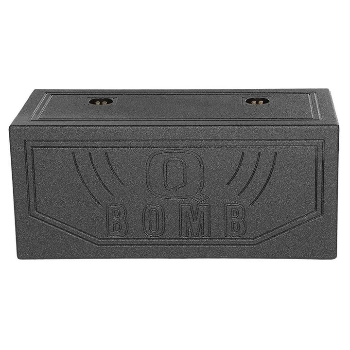 QBOMB Dual 10″ Slot Ported Subwoofer Enclosure - 1.0 cu.ft. Per Sub