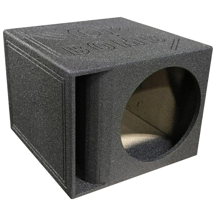 QBOMB Single 12″ Kerfed Slot Ported Subwoofer Enclosure - 2.01 cu.ft.