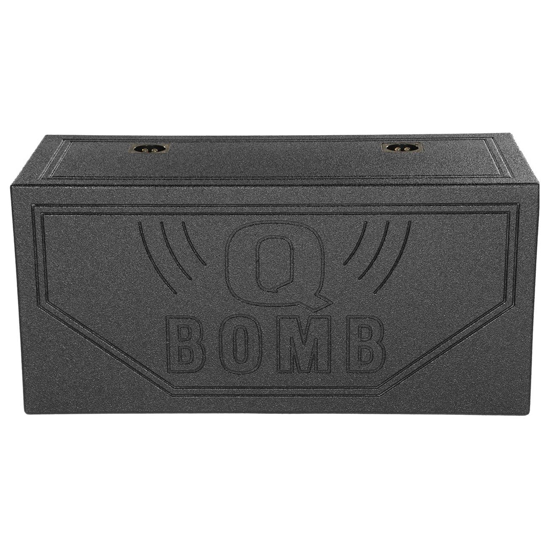 QBOMB Single 12″ Kerfed Slot Ported Subwoofer Enclosure - 2.01 cu.ft.