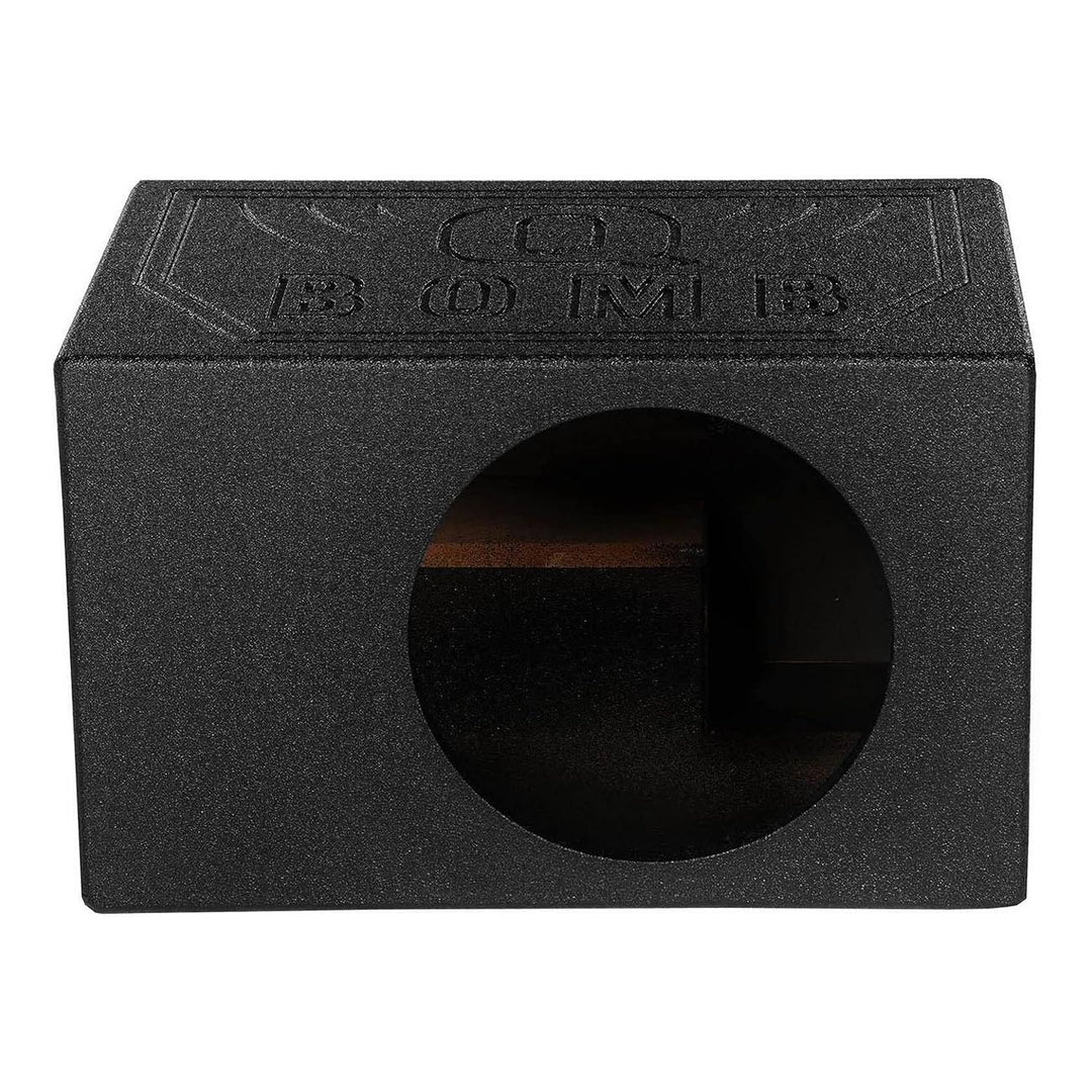 QBOMB Single 12" Slot Ported Subwoofer Enclosure - 1.8 cu.ft.