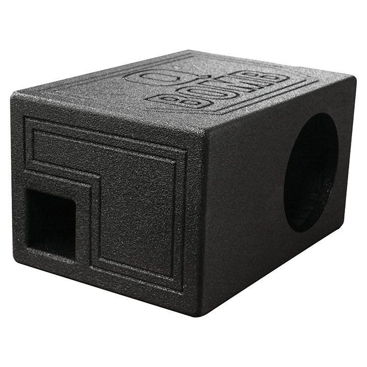 QBOMB Single 8" Slot Ported Subwoofer Enclosure - 1.0 cu.ft.
