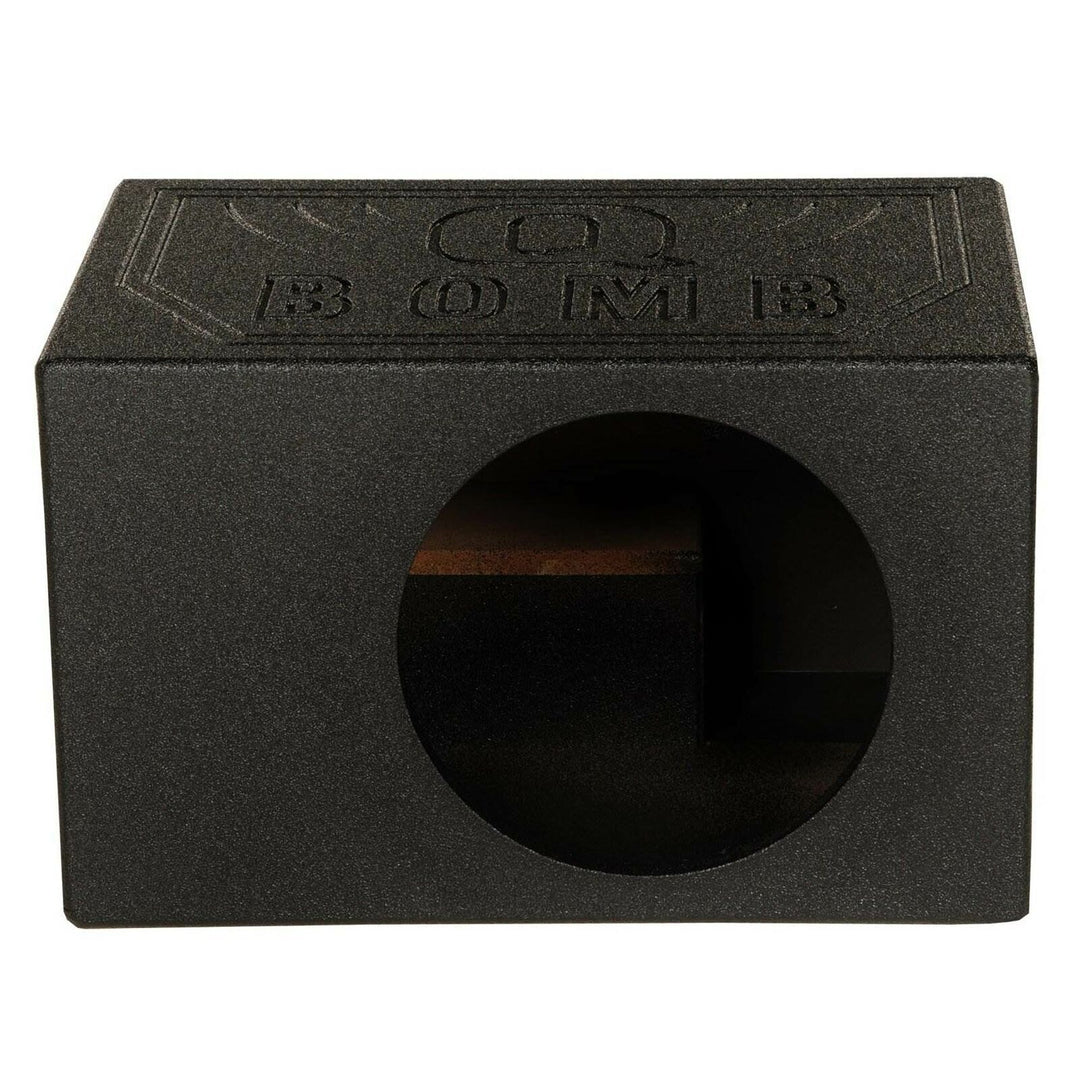 QBOMB Single 8" Slot Ported Subwoofer Enclosure - 1.0 cu.ft.