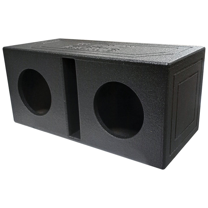 QBOMB Dual 8" Slot Ported Subwoofer Enclosure - 1.0 cu.ft. Per Sub
