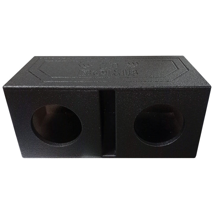 QBOMB Dual 8" Slot Ported Subwoofer Enclosure - 1.0 cu.ft. Per Sub