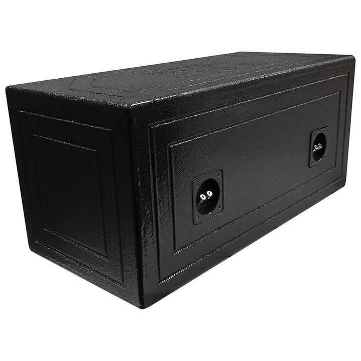 QBOMB Dual 8" Slot Ported Subwoofer Enclosure - 1.0 cu.ft. Per Sub