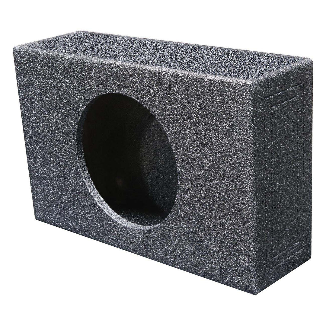 QBOMB Single 10" Behind Seat Ported Subwoofer Enclosure - 0.75 cu.ft.