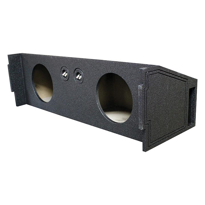 QBOMB Dual 10" Ported Down Fire Subwoofer Enclosure - Fits All Full Size SUV